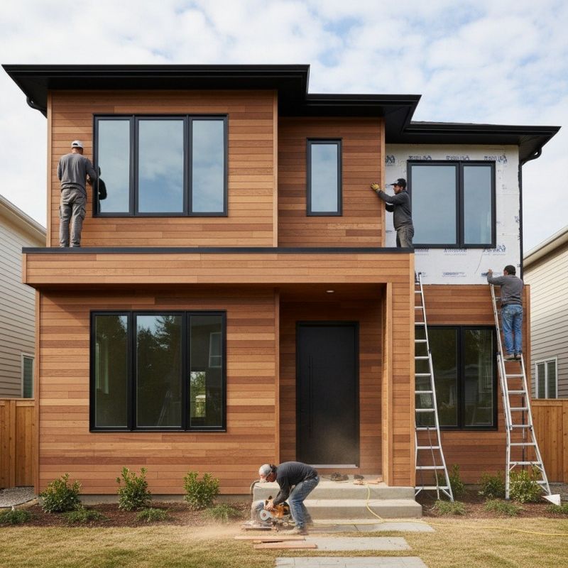 Commercial Siding Installation